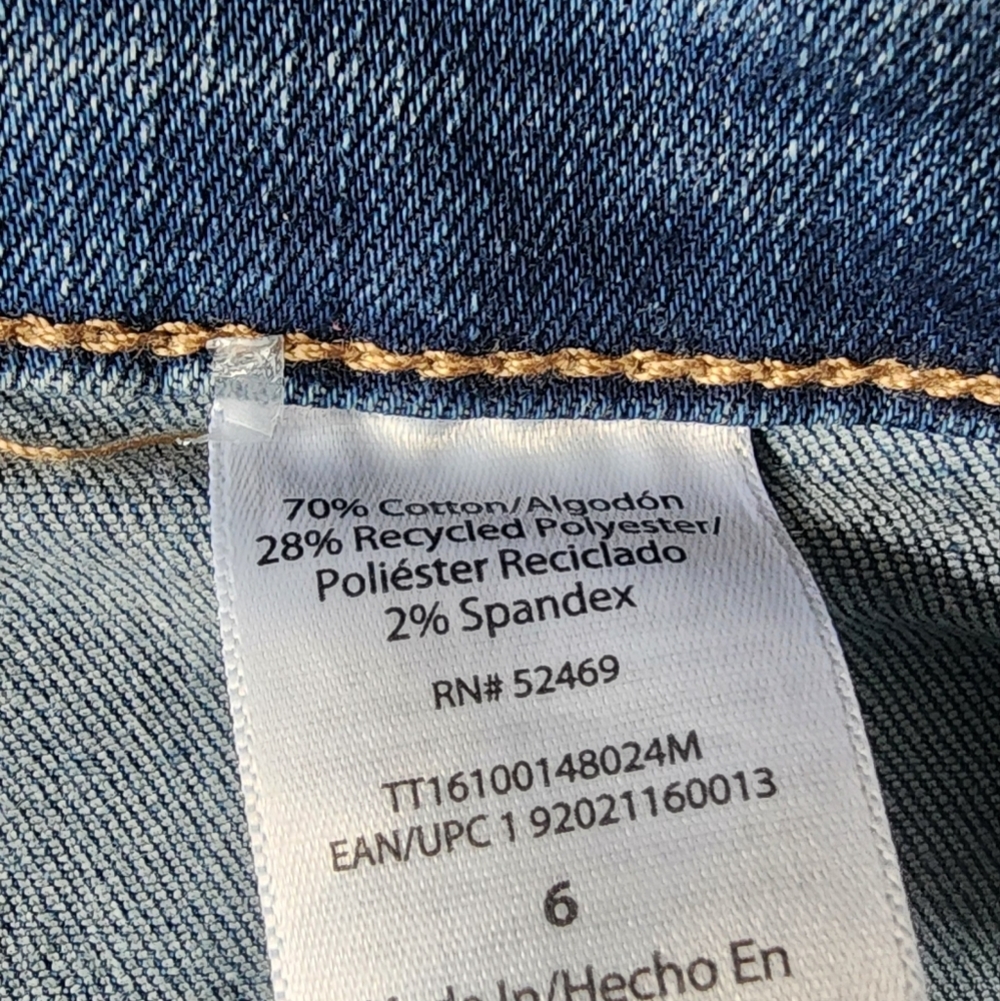 Time and Tru Light Blue Jean Shorts - Picture 3 of 4